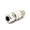 male M23 17pin Male Solder Type Straight Connector Shield