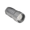 M23 Connector Industrial Threaded Waterproof M23 Female 12Pin Signal Circular Connector Shield