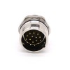 connector male M23 16 Pin Straight Male Waterproot Cable Panel Receptacles Shield