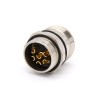 M623 6 pin Straight Male Waterproof Cable/Panel Mount Solder Type, Panel Receptacles Shield