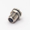 M5 Threaded Connector 3Pin Female Socket Panel Mount Waterproof Shield Solder Cup for cable