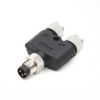 10 pcs M8 Y Type Adaptateur imperméable à l\'eau M8 3Pin One Male Plug To Two Female Plug Connector