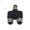 M8 5Pin Adapter Screw Type M8 B Coding Y Type One Male Connector To Two Female Connector