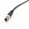 10pcs M8 4 pin patch cabo impermeável cabo de moldagem reta a codificação 4 pinos plug masculino com 1m 26AWG wire