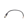10pcs M8 4 pin patch cabo impermeável cabo de moldagem reta a codificação 4 pinos plug masculino com 1m 26AWG wire