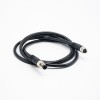10pcs M8 Câble imperméable à l\'eau Non-Shield Straight Molding 4 Pins Female Plug To Male Plug With 1M 24AWG Wire