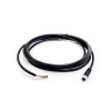 10pcs M8 Cable impermeable recto a codificación M8 4 pines hembra enchufe tipo de moldeo con 1M 24AWG cable