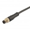 5Pin M8 Enchufe de cable de moldeo impermeable Recto hembra B Conector de codificación con cable 75CM 24AWG
