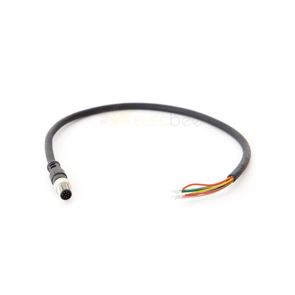 Кабельный разъем M8, 8-контактный, одноконечный кабель AWG26, код A, длина 1 метр