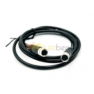 M8 4 Pin Cable Femelle à Femelle Câbles Straight 24AWG 1M
