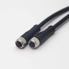 M8 4 Pin Cable Female to Female Straight Cable Cordsets 24AWG 1M