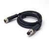 M8 4 Pin Серийный кабель 180 градусов мужчина для женщин Plug разъем для кабеля 24AWG 2M