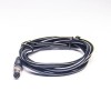 M8 4Pin Sensor Cable Male Straight Single Ended Flat Lead AWG24 PVC Jacket