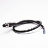 M8 Kabelanschluss 5 Pin Male Straight Single Ended Cable Löttyp B Codierung für Kabel 24AWG 35CM