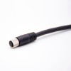 M8 connector cable 8 pin A code female cable single end cable 1meter length