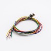 M8 Sensor Cable Socket Circular Wateproof Straight Back Mount 3 Pin Female Soudocket With 25CM 24AWG Wire M8 Sensor Cable Socket