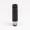 10pcs M8 4Pin Field Wireable Connector Straight Male Assemble Type Unshield Waterproof Plug
