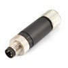 10pcs M8 Plug водонепроницаемый IP67 4 Pins Мужской Сборка Прямой кабельный металлический разъем