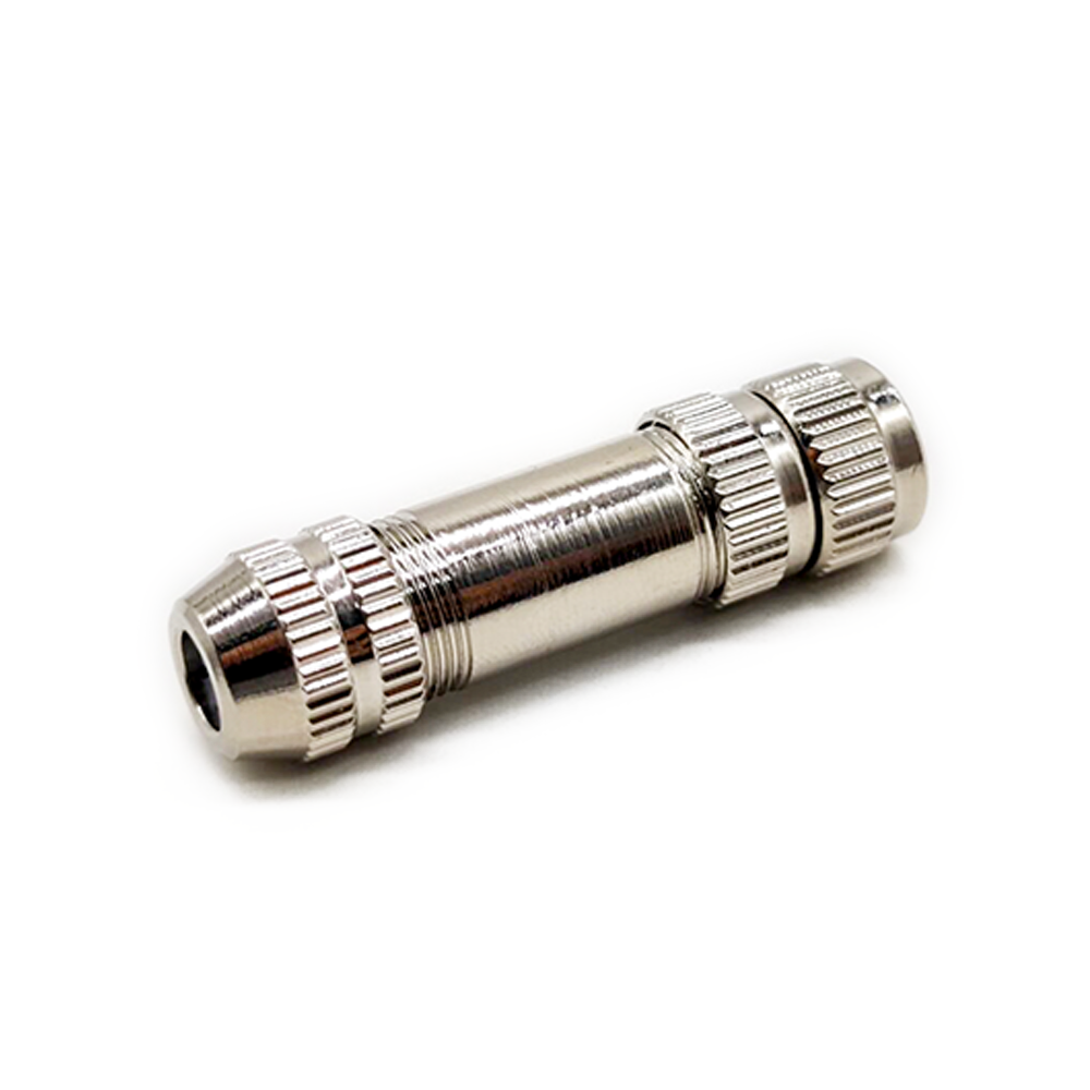 M8 8 Pin Female Connector Straight Aviation Plug Solder Type for Cable Metal Shielded Connector