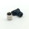 Штекер кабельной сборки M8, водонепроницаемый IP67, 90-градусный разъем, 8 контактов, проводной, припой, клемма, незащищенный