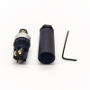 M8 Connector 4 Pin Male Straight Plastic Shell Aviation Plug Screw-Joint for Cable Unshielded