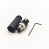 M8 Stecker 4 Pin Stecker gerade Kunststoff Shell Aviation Plug Schraubverbindung für Kabel unshielded
