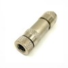 M8 Metal Plug Assembler Type 4Pin imperméable à l\'eau Straight M8 Femelle Plug Shielded Pour Câble