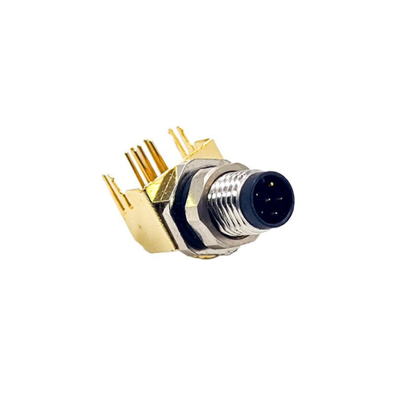 10pcs M8 6 pin 6 Pin A-Coding Panel Mount Male Waterproof Socket