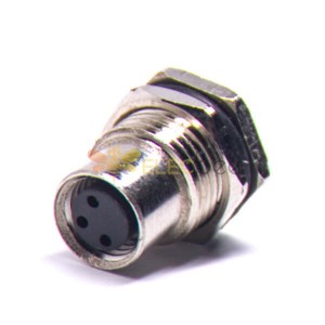 M8 3Pin Feminino Conector Straight Panel Mount Connector Front Mount PCB Soquete Impermeável