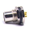 M8 4Pin Connector Panel Mount female Front Mount Solder Cable Socket Straight Waterproof
