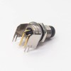 M8 Circular Connector Male Receptacle 3 Pin Blukhead Angled Waterproof for PCB Mount