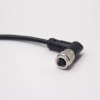 4 Pin Cable Circular Connector Waterproof Right Angle Homme à Femelle Cordset Non-Shield