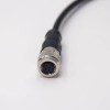 Circular Connector M9 4 Pin Male to Female Waterproof Cable Cordset With 1M 22AWG Non-Shield