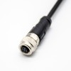 M9 Buchse 4pin Straight Overmolded Cable Single Ended Cable 1M