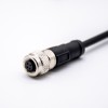 M9 Male 4pin Straight Overmolded Cable Single Ended Cable 1M