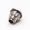 Solder Type Connector M9 6Pin Masculino Straight Impermeável Shield Solder Front Bulkhead