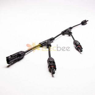 Photovoltaic solar cable male to female pair 3 branches 1 to 3