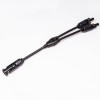 20pcs Solar Cable with PV Connector Y Type 1 to 2 Male To Female