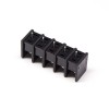 5 broches Terminal Block Connector Straight Through Hole Black Barrier Terminal 5 broches Terminal Block Connector Straight Thro