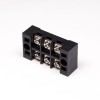 Barrier Strip Terminal Blocks black Straight with Cover Cable Connector