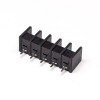 Barrier Type Terminal Blocks Black 5pin Vertical Type PCB Mount Connector