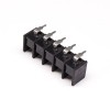 Right Angle PCB Terminal Block Black 5pin PCB Mount Connector for Cable