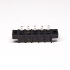焊线端子黑色5芯直式栅栏式PCB板安装接线端子