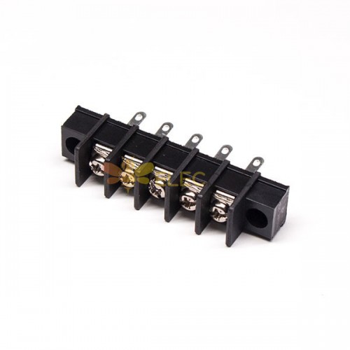 Conector de cable de tira de barrera de bloque de terminales conector recto de orificio recto para PCB
