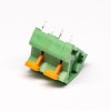 Cable Terminal Block Spring Connector Green 4pin Straight PCB Mount