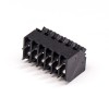 LEITERb Feder Loaded Terminal Block Black PCB Mount Straight Crimp Cable Connector