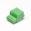 Spring Cage Pluggable Terminal Block Straight Green Crimp,Cable Connector
