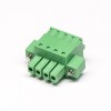 Yay Takılabilir PCB Konektörler Delik Düz Yeşil Konektör ile