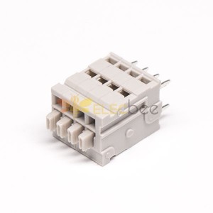 Terminal Connector Block Double layer 8pin Straight Through Hole Cable Connector