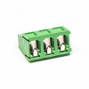 螺釘式PCB接線端子3芯綠色直式接PCB板綠色連接器